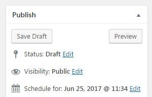 Scheduling posts with wordpress